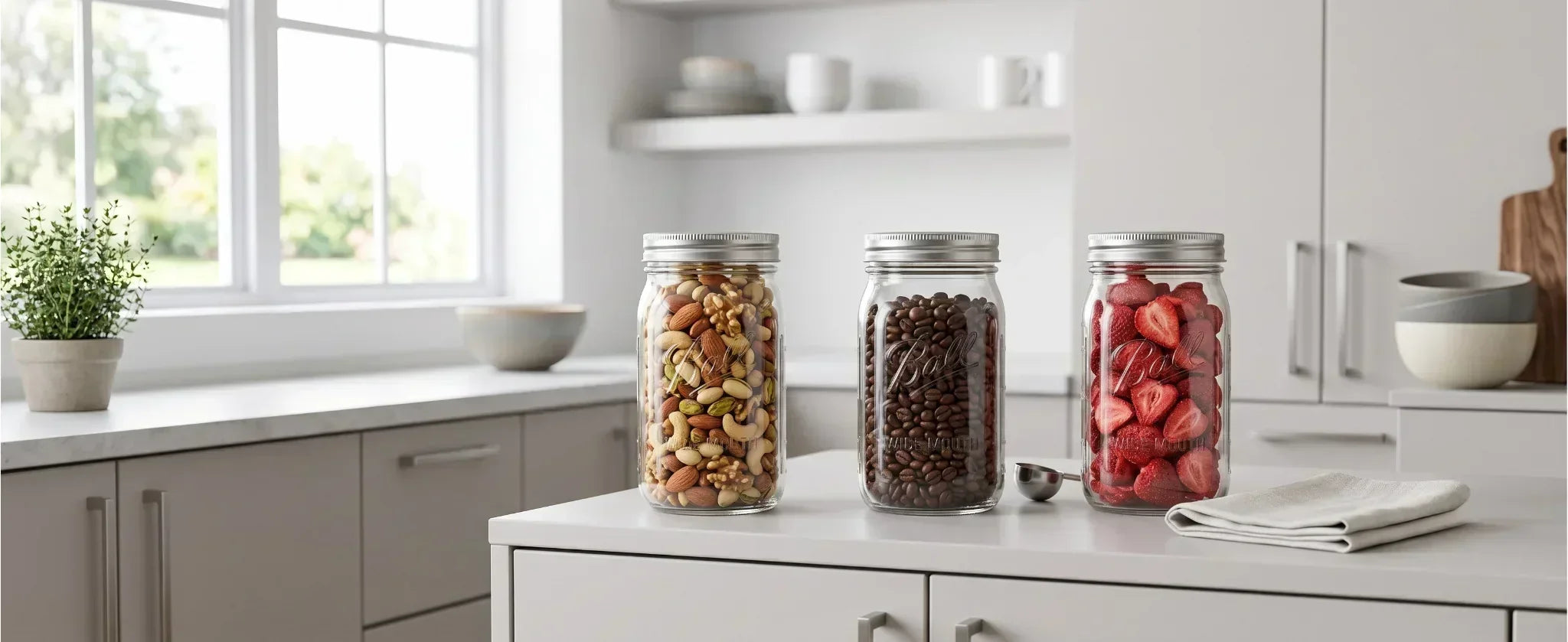How to Store Dry Goods with the HEIYO KITCHEN Mason Jar Sealer VP05