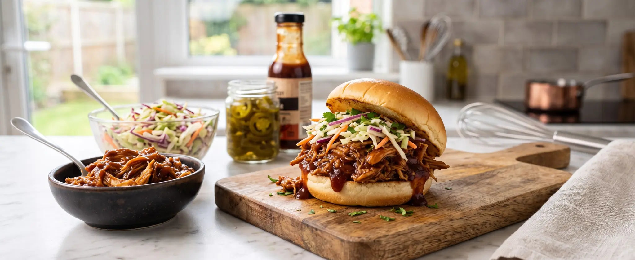 The Ultimate 15-Minute BBQ Pulled Chicken Sliders