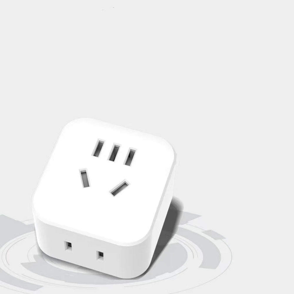 Pocket-Sized International Plug Adapter - Ultra-Slim Worldwide Travel Converter, Grounded 3-Prong Power Plug for Europe, UK, Asia, and North America