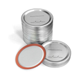 Mason Jar Accessory 50X Lids 10X Rings