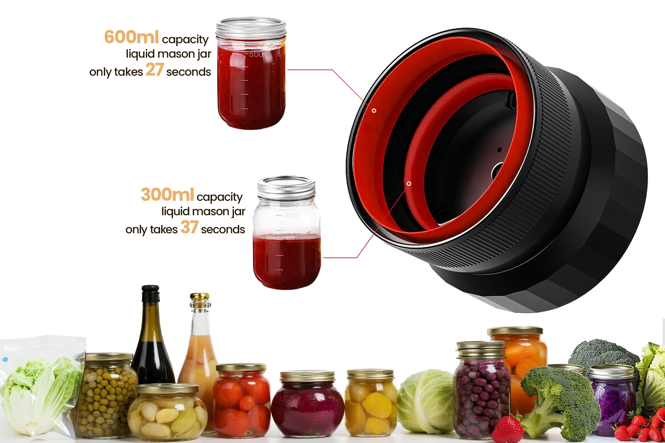 VP09 3-in-1 Handheld Vacuum Sealer Kit