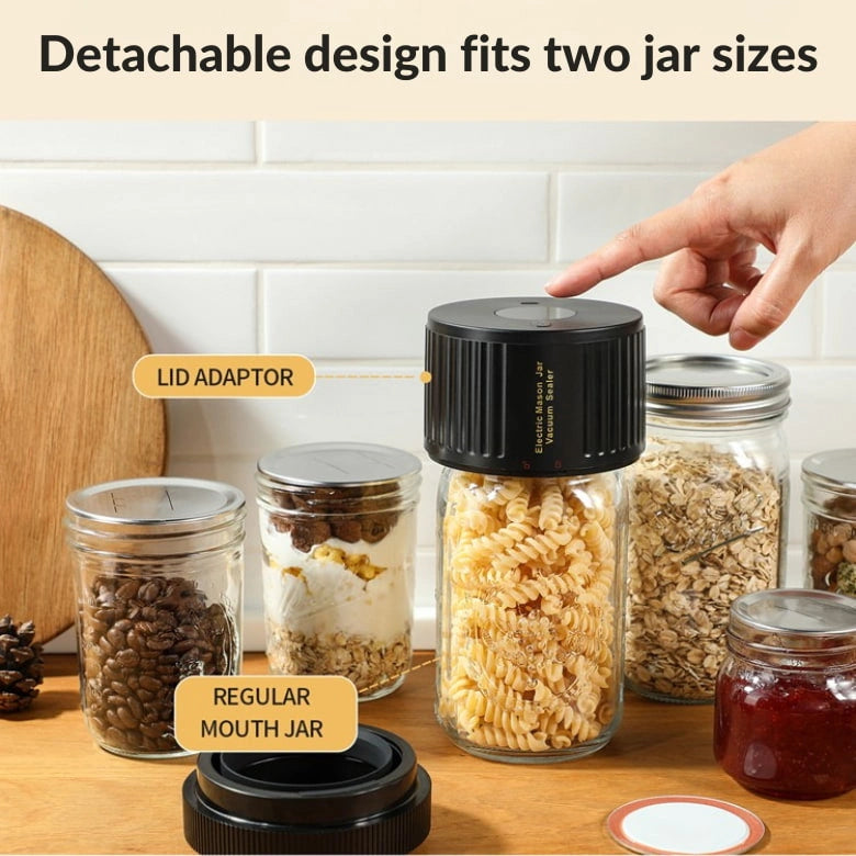 VP05  Electric Mason Jar Vacuum Sealer Gift Set 2-Pack