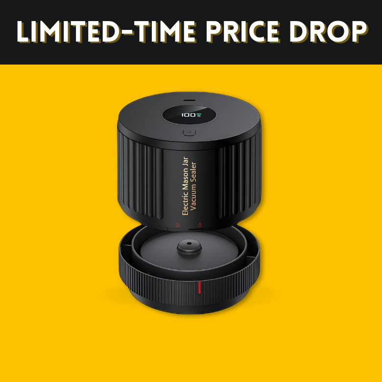 VP05 Electric Mason jar Vacuum Sealer -Black Limit