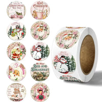 Holiday Decorations Stickers Writable Date Labels