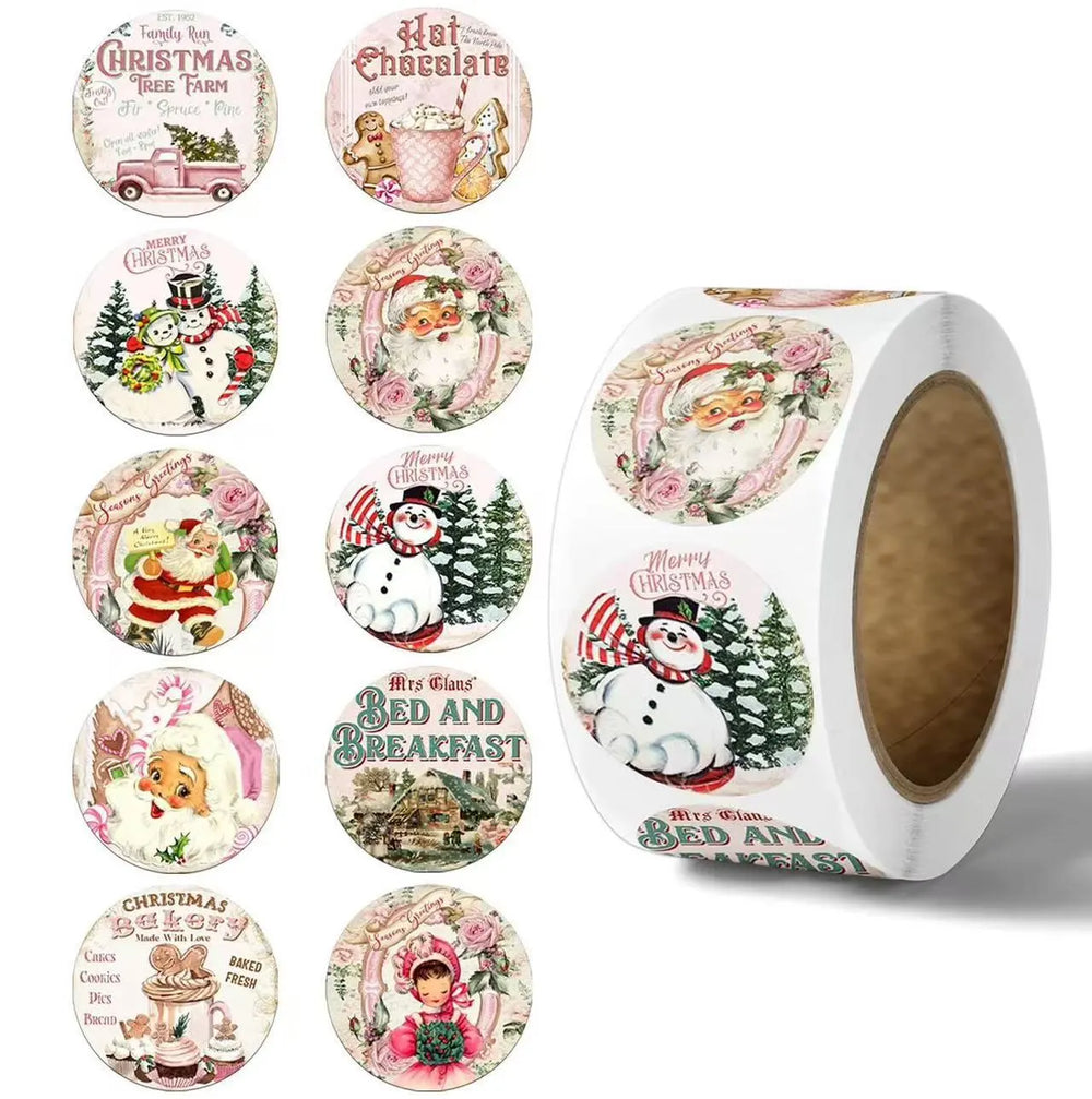Holiday Decorations Stickers Writable Date Labels