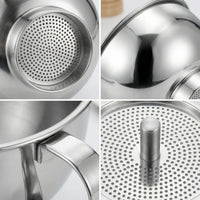 Stainless Steel Wide-Mouth Funnel Set for Mason Jars