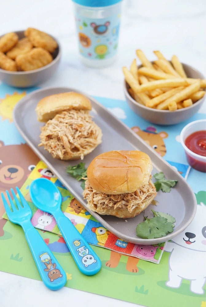 Kids' Shredded Chicken Sliders