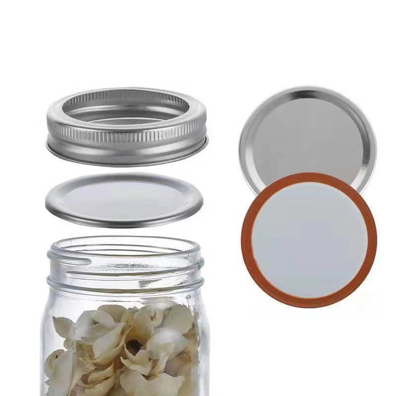 Mason Jar Accessory 50X Lids 10X Rings