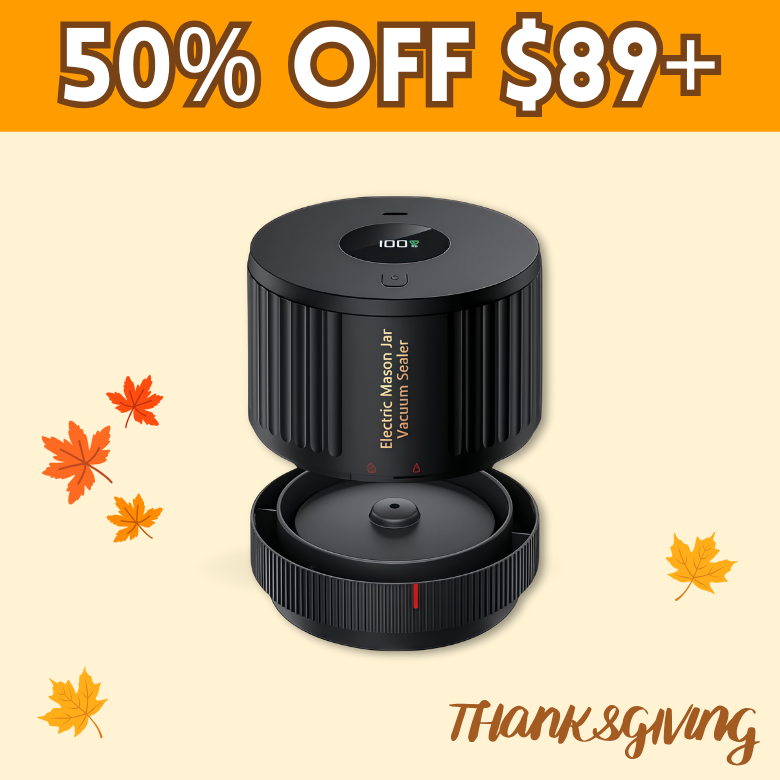 VP05 Electric Mason jar Vacuum Sealer Kit