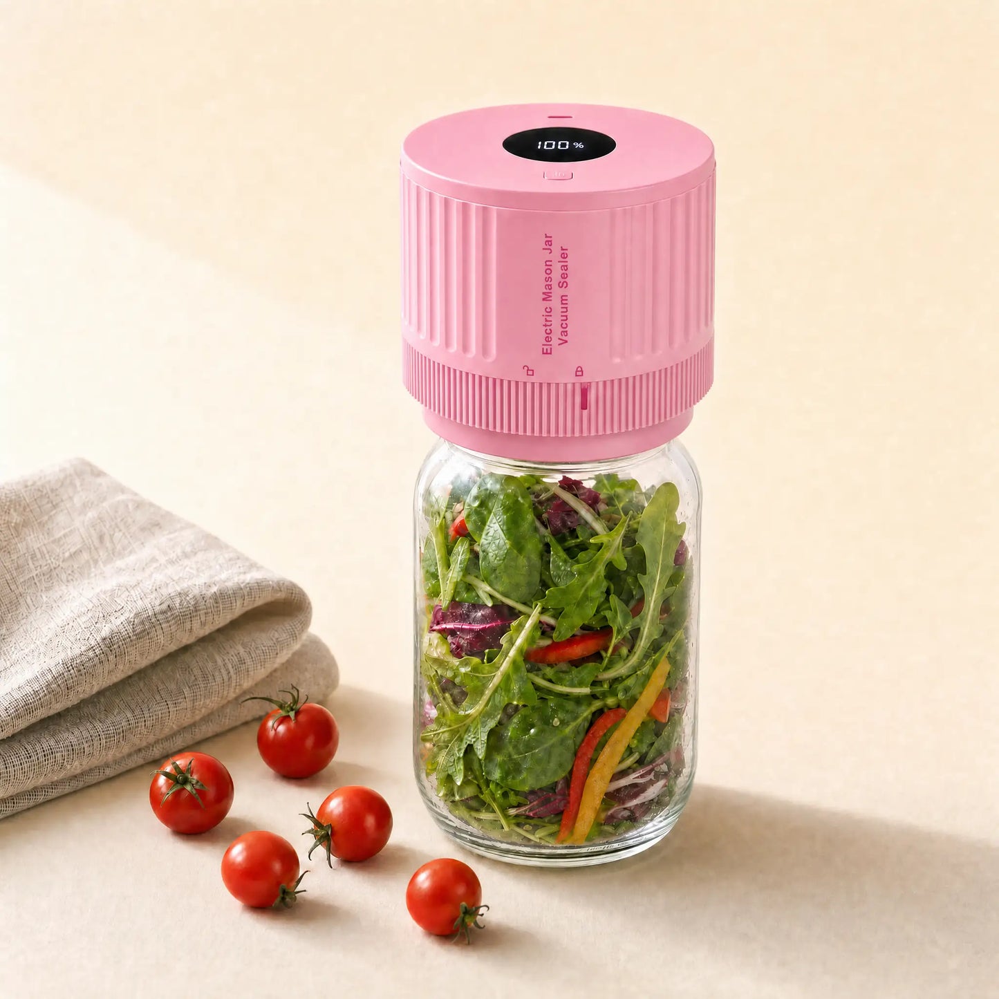 VP05  Electric Mason Jar Vacuum Sealer Gift Set 2-Pack