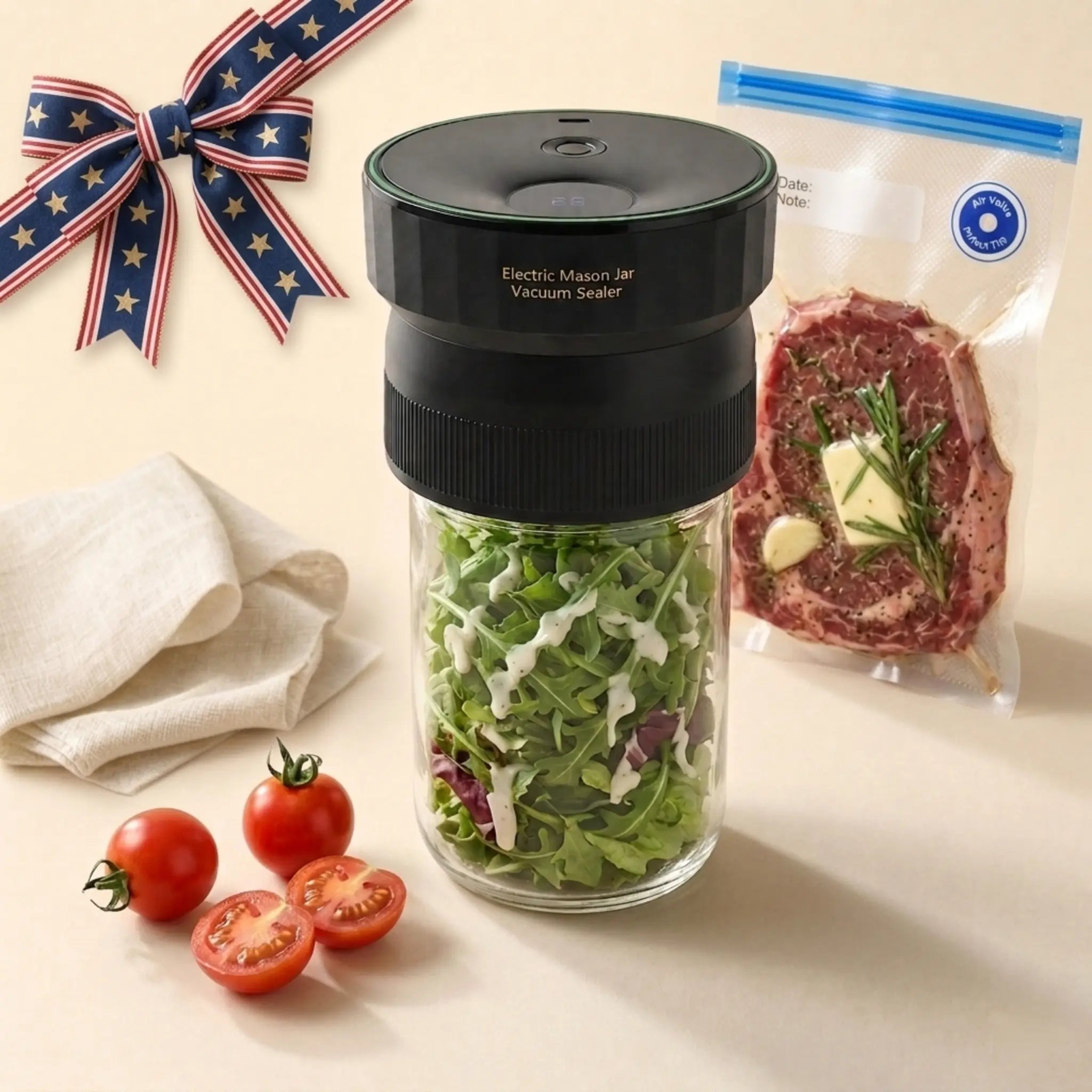 VP09 3-in-1 Handheld Vacuum Sealer Kit