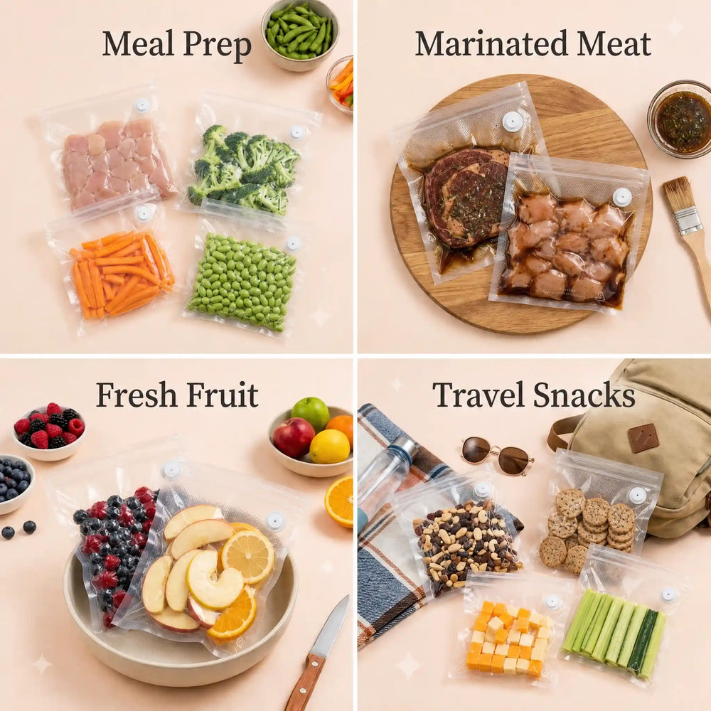 Vacuum Sealer Bags for Meat and Vegetables