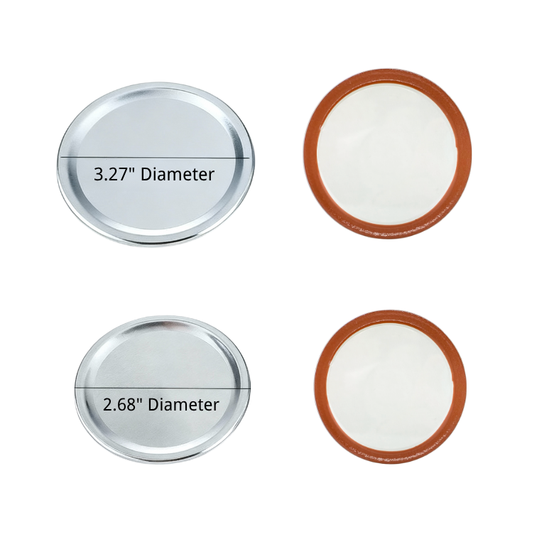 Mason Jar Accessory 50X Lids 10X Rings