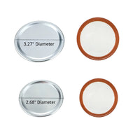 Mason Jar Accessory 50X Lids 10X Rings