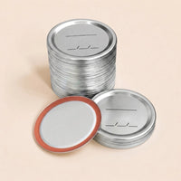 Mason Jar Accessory 50X Lids 10X Rings