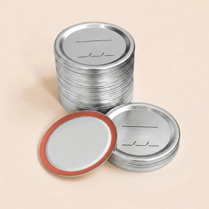 Mason Jar Accessory 50X Lids 10X Rings