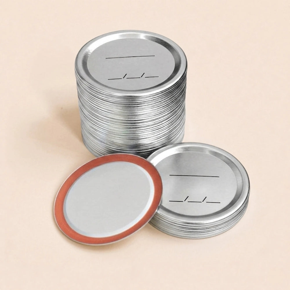 Mason Jar Accessory 50X Lids 10X Rings