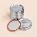 Mason Jar Accessory 50X Lids 10X Rings