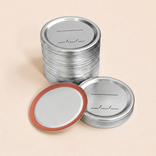 Mason Jar Accessory 50X Lids 10X Rings