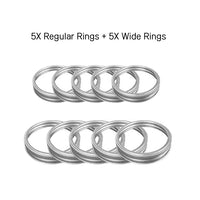 Mason Jar Accessory 50X Lids 10X Rings