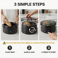 MS02 Electric Chicken Shredder Automatic Meat Breast Shredder